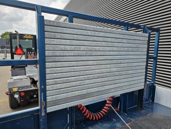 SEMI TRAILER / EXTENDABLE / 2 X STEERING AXLE / WHEEL WELL / RAD MULDE